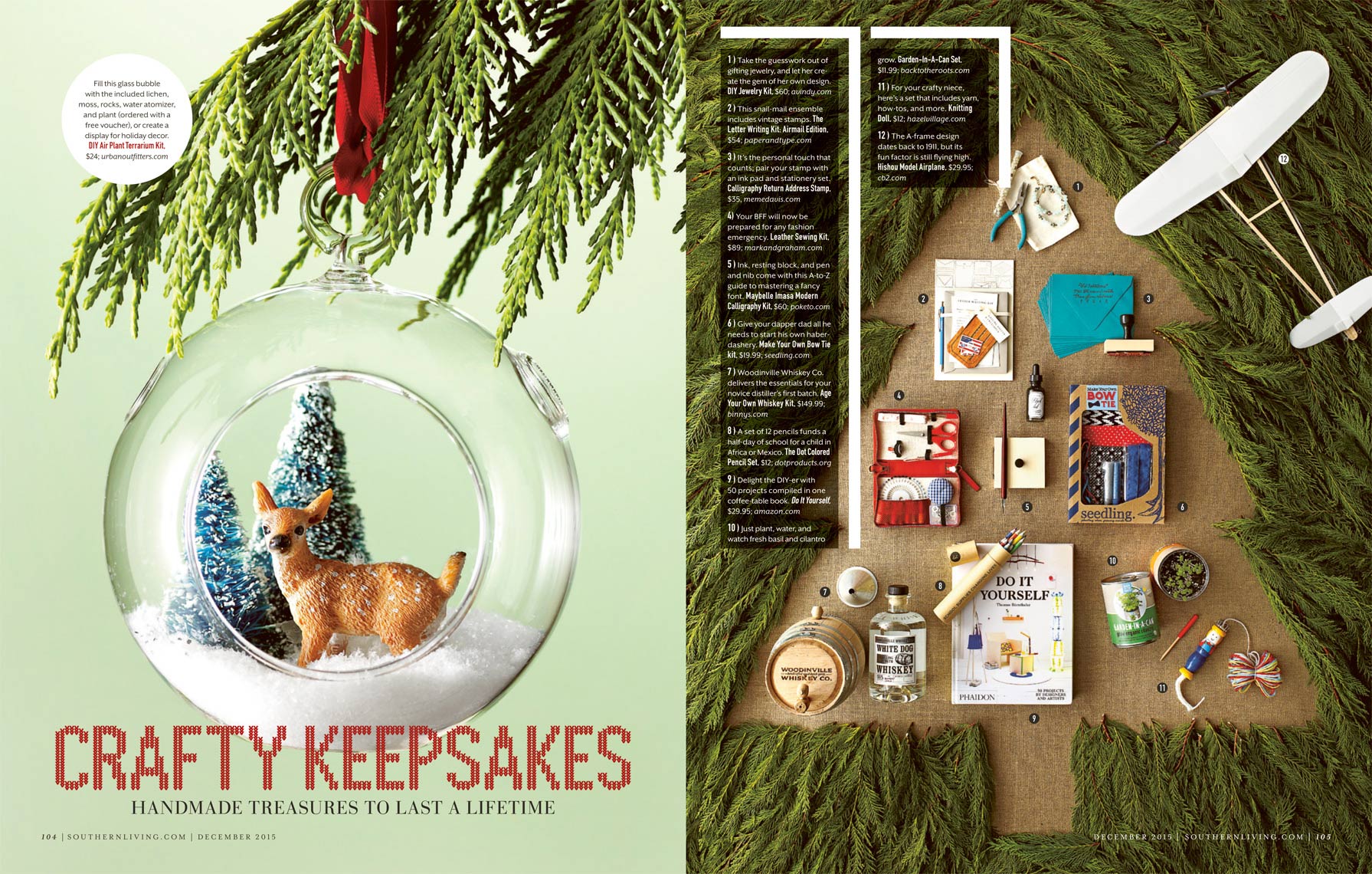 SOUTHERN LIVING XMAS GUIDE 2015