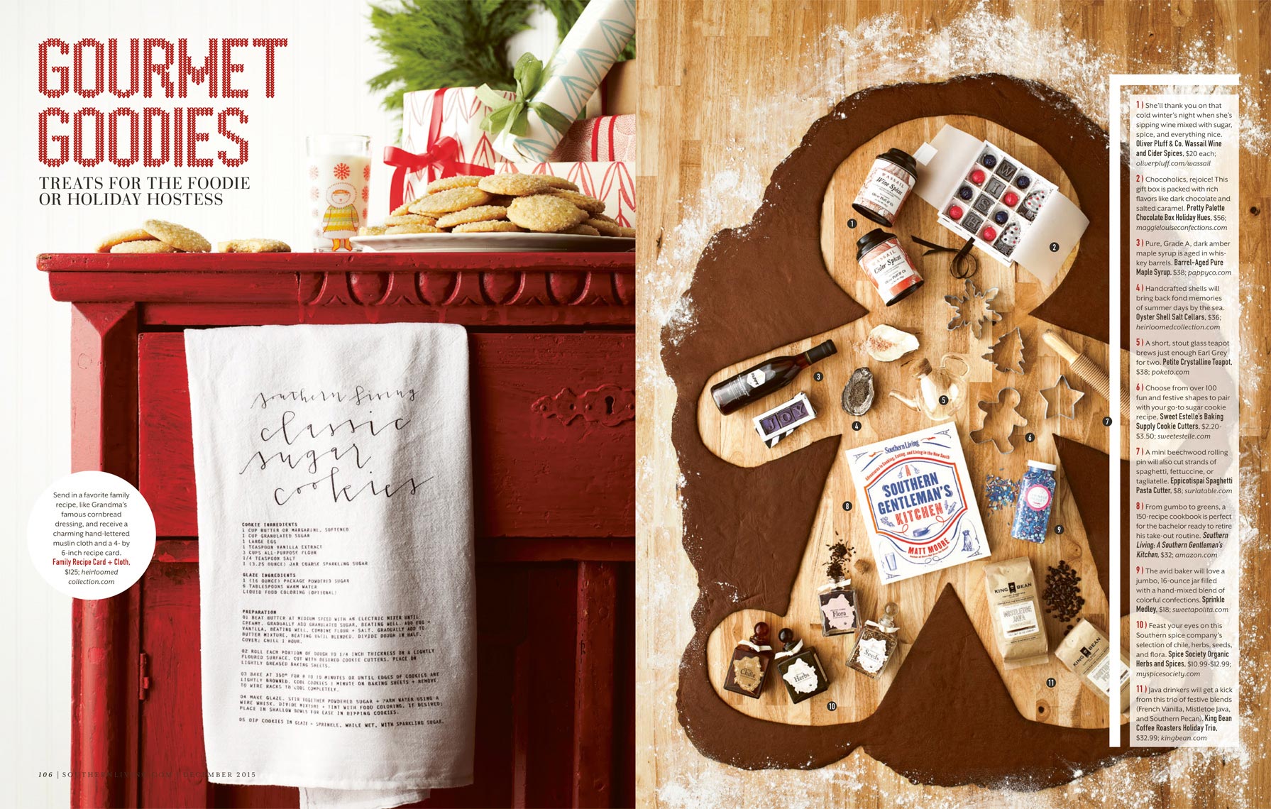 SOUTHERN LIVING XMAS GUIDE 2015